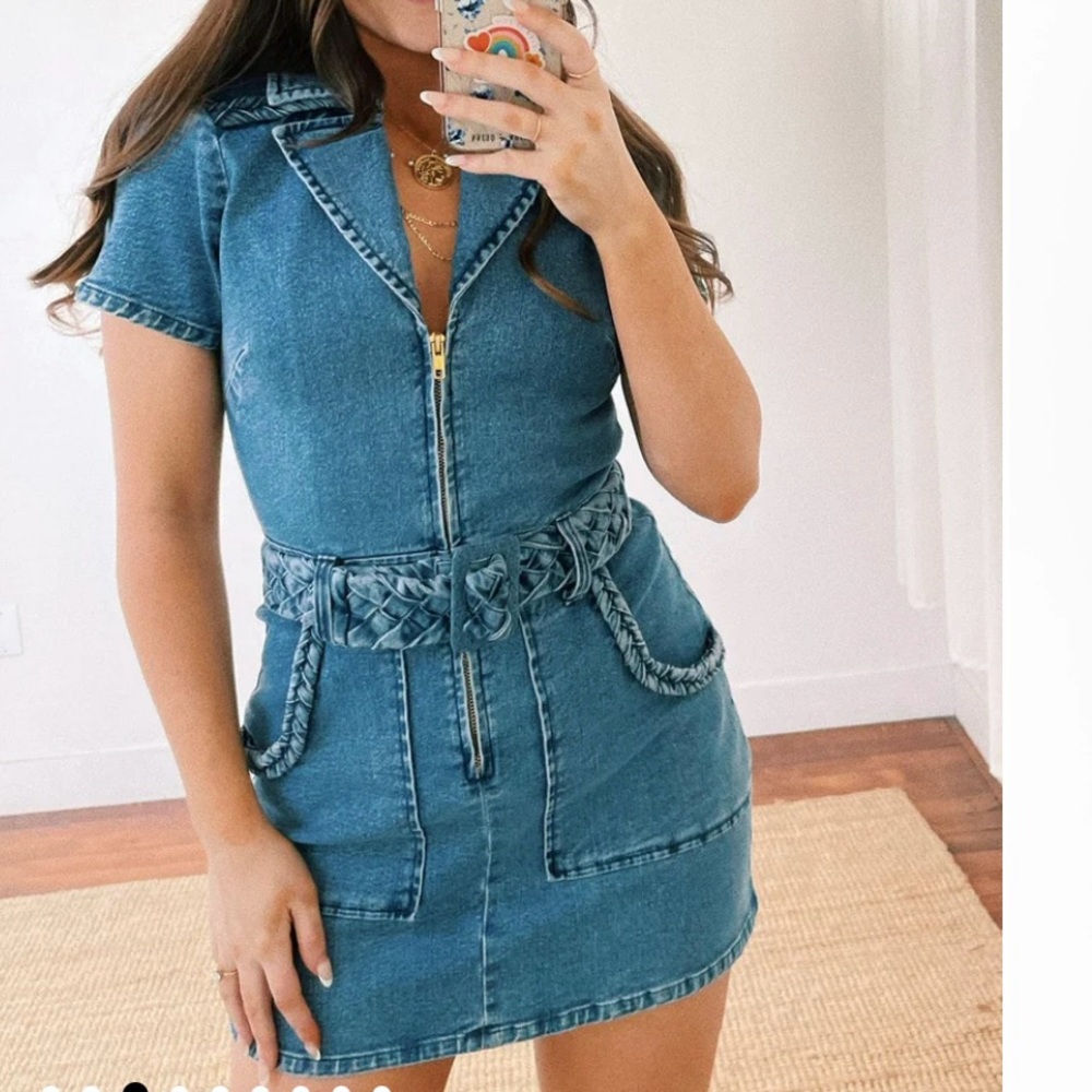 NWOT Show Me Your MuMu Outlaw Denim Dress
